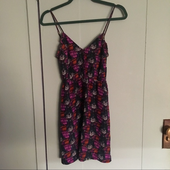 Urban Outfitters silk dress with abstract print - Picture 5 of 5